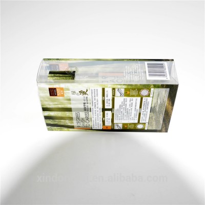 different attractive plastic packaging box for hair products